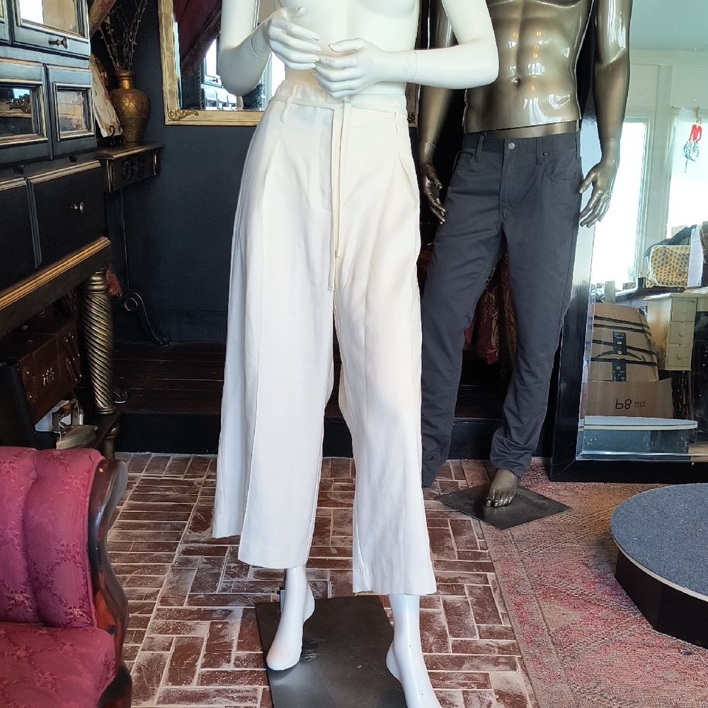 Nine West Cream Wide Leg Pants